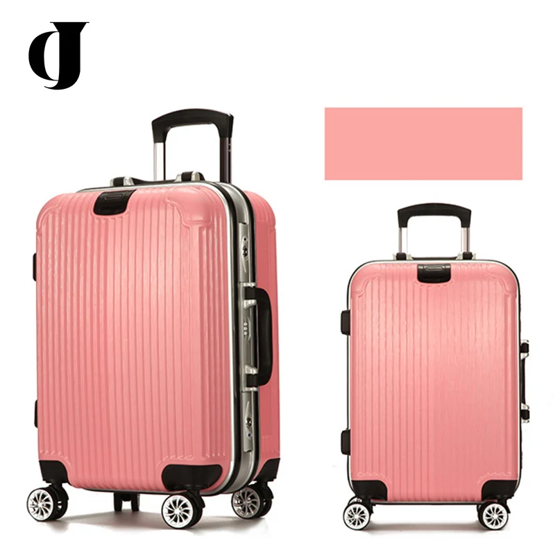 20, 24 Inch Spinner Wheel ABS Rolling Luggage Waterproof Travel Bag