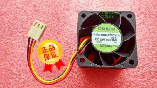 

Original 4028 DC12V PMD1204PQBX-A 40*40*28MM 6.8W 3 wire cooling fan