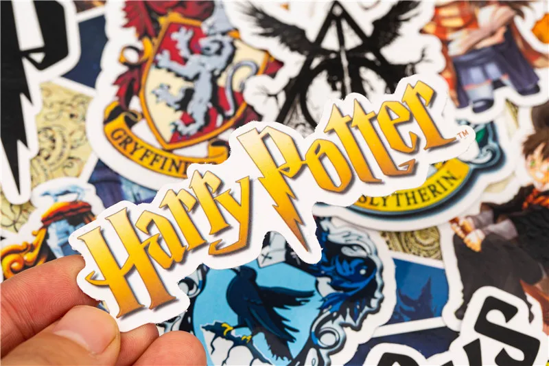 30PCS Pack 2018 New Cute Cartoon Harry Potter Stickers Set Toy Sticker For Luggage Skateboard Motorcycle Laptop Sticker (11)