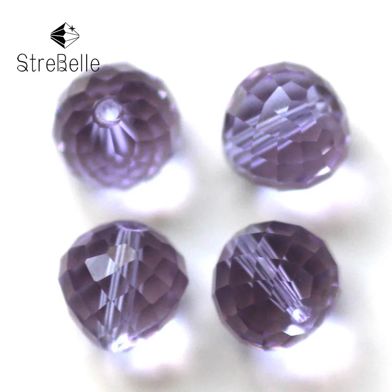 StreBelle Оптовые стеклянные хрустальные бусины 10 мм AAA свободные для изготовления
