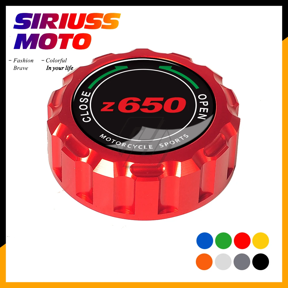 

Motorcycle Rear Brake Fluid Reservoir Cap Case for Kawasaki Z650 Z 650 2017-2019