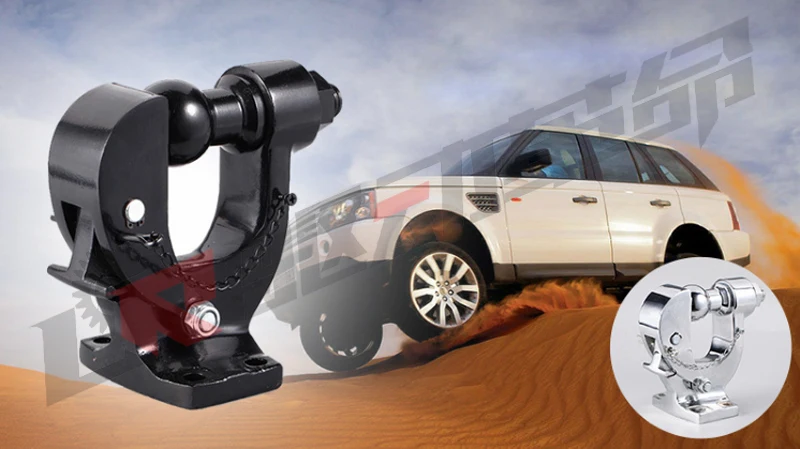 جيمني/LC76/y61/jk الجبهة والخلفية شريط سيارة التصميم تعديل مقطورة هوك لصب الصلب مع الكرة العالمي suv منع التصادم