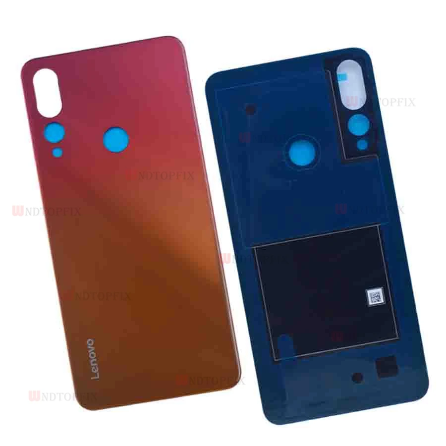 NEW Original For Lenovo Z5S Back Cover Camera Glass Z5S Battery Cover Glass Glue For Lenovo 3