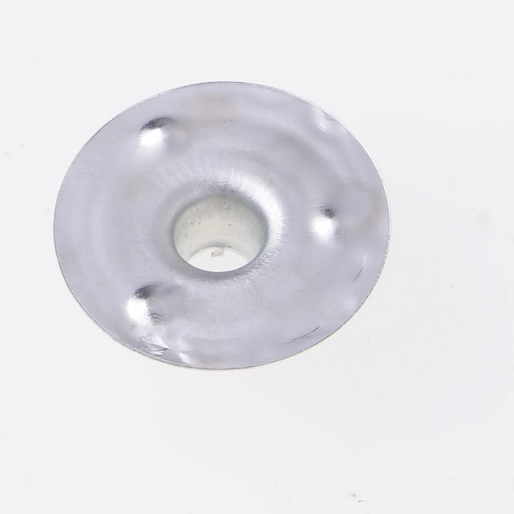 500pcs Metal Candle Wick Tea Lights Votive Candle Wicks Self Centering Sustainers Tabs Base for Candle Making 12.5x3mm