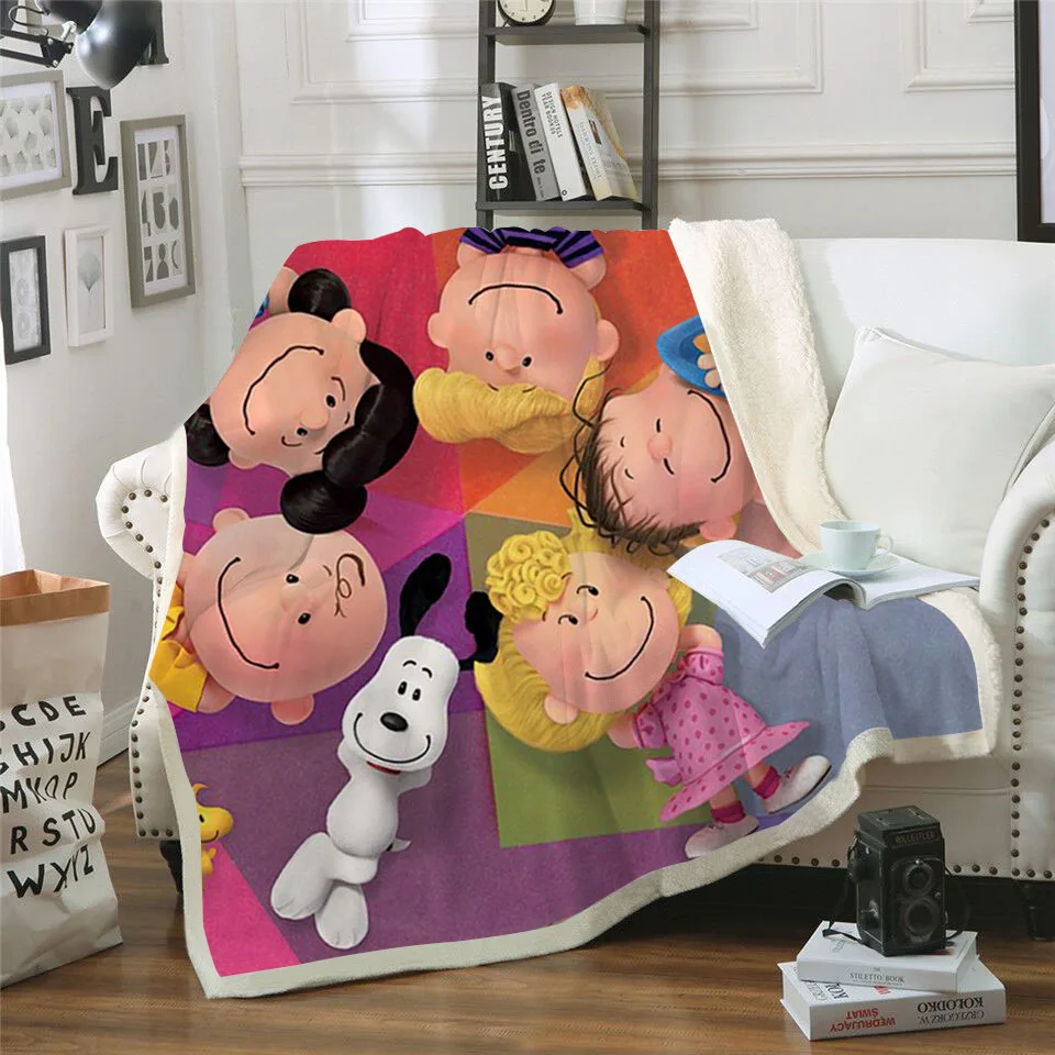 

Lovely Baby 3D Printed Sherpa Blanket Velvet Plush Throw Fleece Blanket Bedspread Couch Sofa Quilt Cover Travel Bedding Outlet