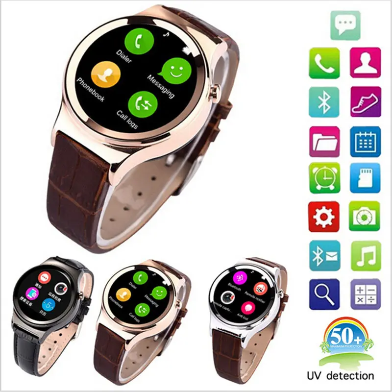 Новый Bluetooth SmartWatch T3 3 г D5 поддержка sim-sd wcdma Wi-fi Gps SIM для iOS и Android с 4.0 рк G3 |