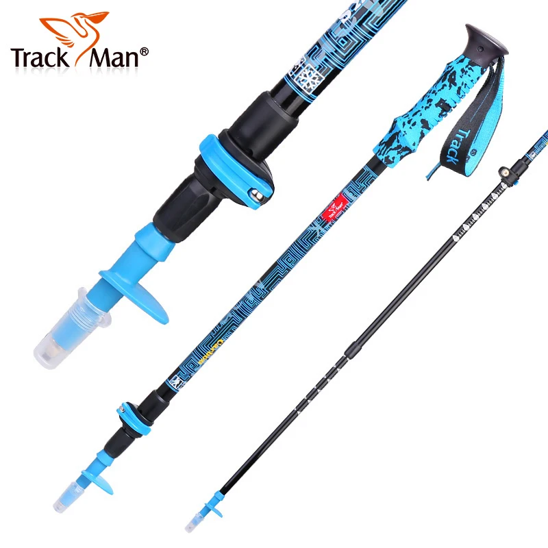 Trackman Lightweight Anti Shock Trekking Hiking Poles Aluminum Alloy