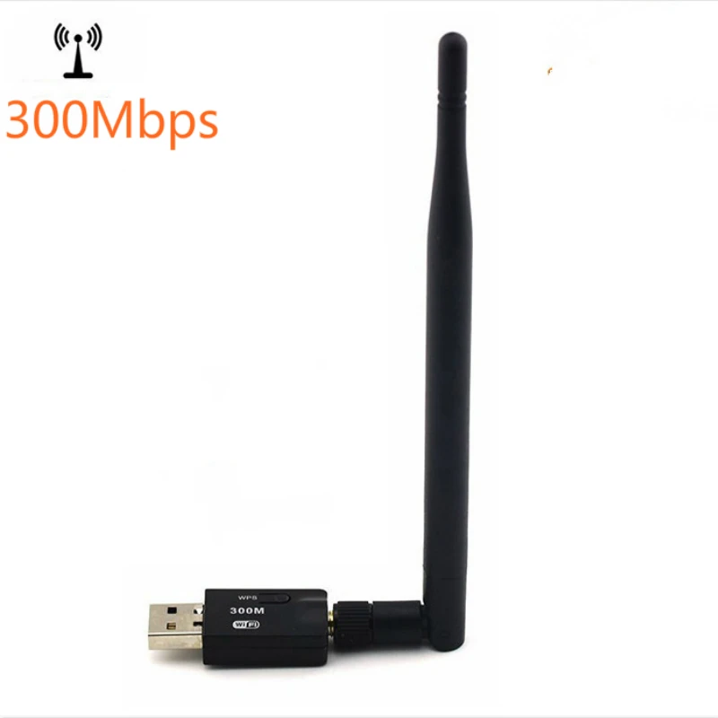 

5dBi External Antenna USB WiFi Adapter 802.11n 300Mbps Wireless PC High Speed Mini Wireless Network card Laptop