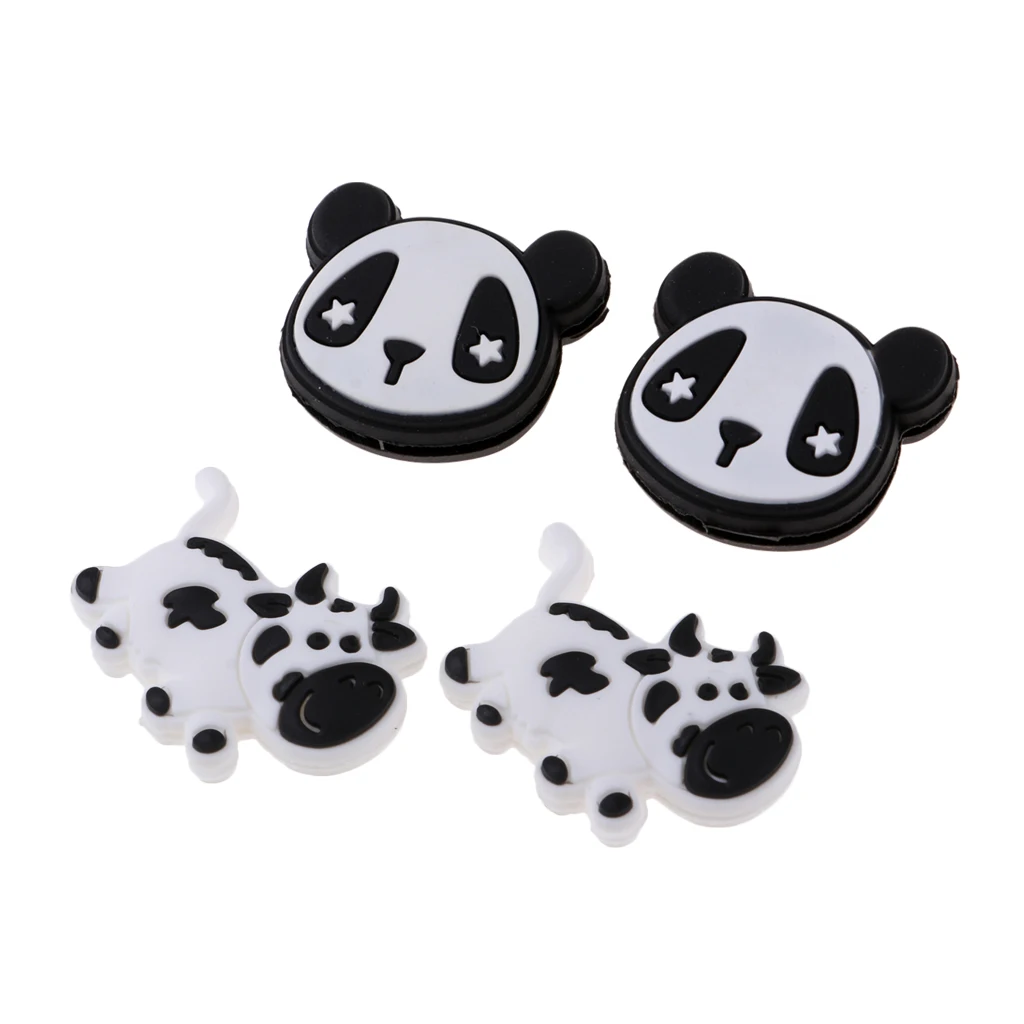 4 Pieces Tennis Racquet Shock Absorber Vibration Dampeners - Various Animal Shape