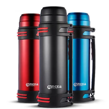 

Hot!! Stainless Steel Vacuum Flasks & Thermos 1L,2L Thermos Kettle Travel Coffee Mugs Thermal Vaccum Water Bottle Insulated Cup