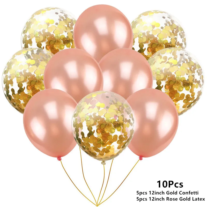 Свадебные Воздушные шары Круглые Конфетти баллон Babyshower вечерние украшения на