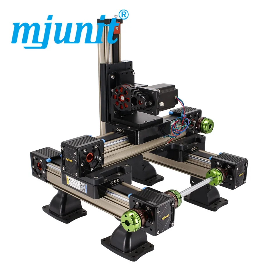 Mjunit MJ60 + MJ45 xyz линейный привод ленточный приводной блок рельс длиной хода 300x500x400