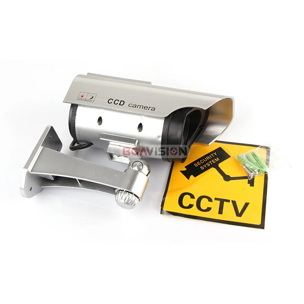 Solar gun type monitors Security Use Real Looking Dummy Fake CCTV Camera Security Camera with Solar gun type monitors Security Use Real Looking Dummy Fake CCTV Camera Security Camera with
