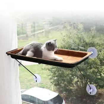 

Cat Window Perch Suction Cups Hammock Suction Cups Hanging Pet Resting Seat Safety Cat Shelves New