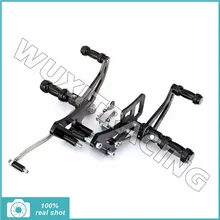 Новые ЧПУ Регулируемые Вперед Управления Rearsets Подножки для HONDA VT750 VT 750C4 Shadow Aero 750 04-16 05 06 07 08 09 10 11 12 13