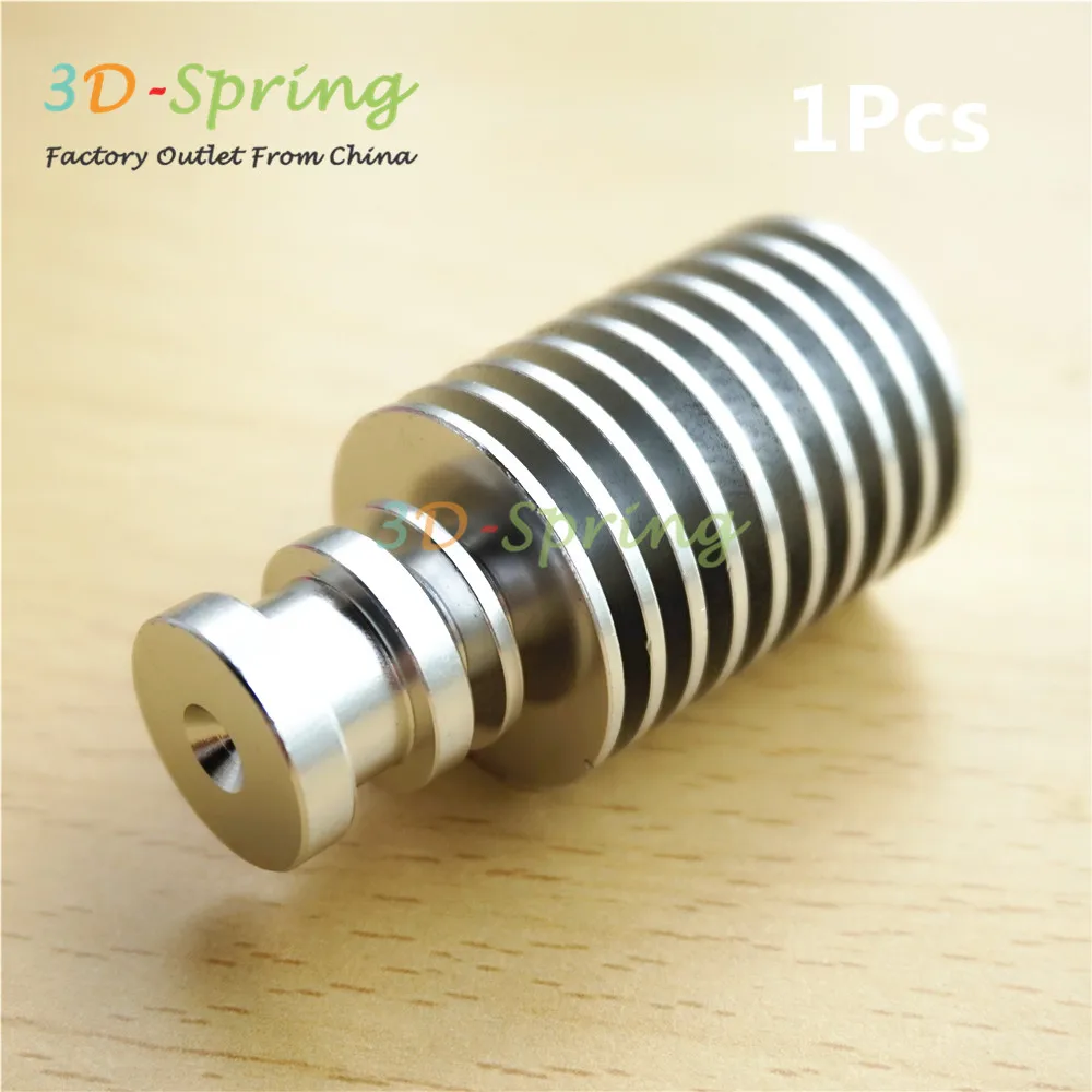 

V5 Heatsink Short Heat Sink Radiator Aluminum M6 for V5 3D Printer Hotend Extruder 1.75mm 3mm