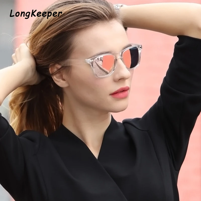 Vintage Sunglasses Polarized Women Fashion Clear Glasses Men Sun Glasses For Lady Shades UV400 Mirror Glasses Frame Retro Goggle