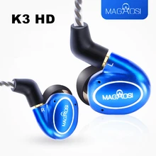 Wooeasy MaGaosi K3 HD With Filters In Ear Earphone Armature with Dynamic 2 Units Hybrid Earbuds