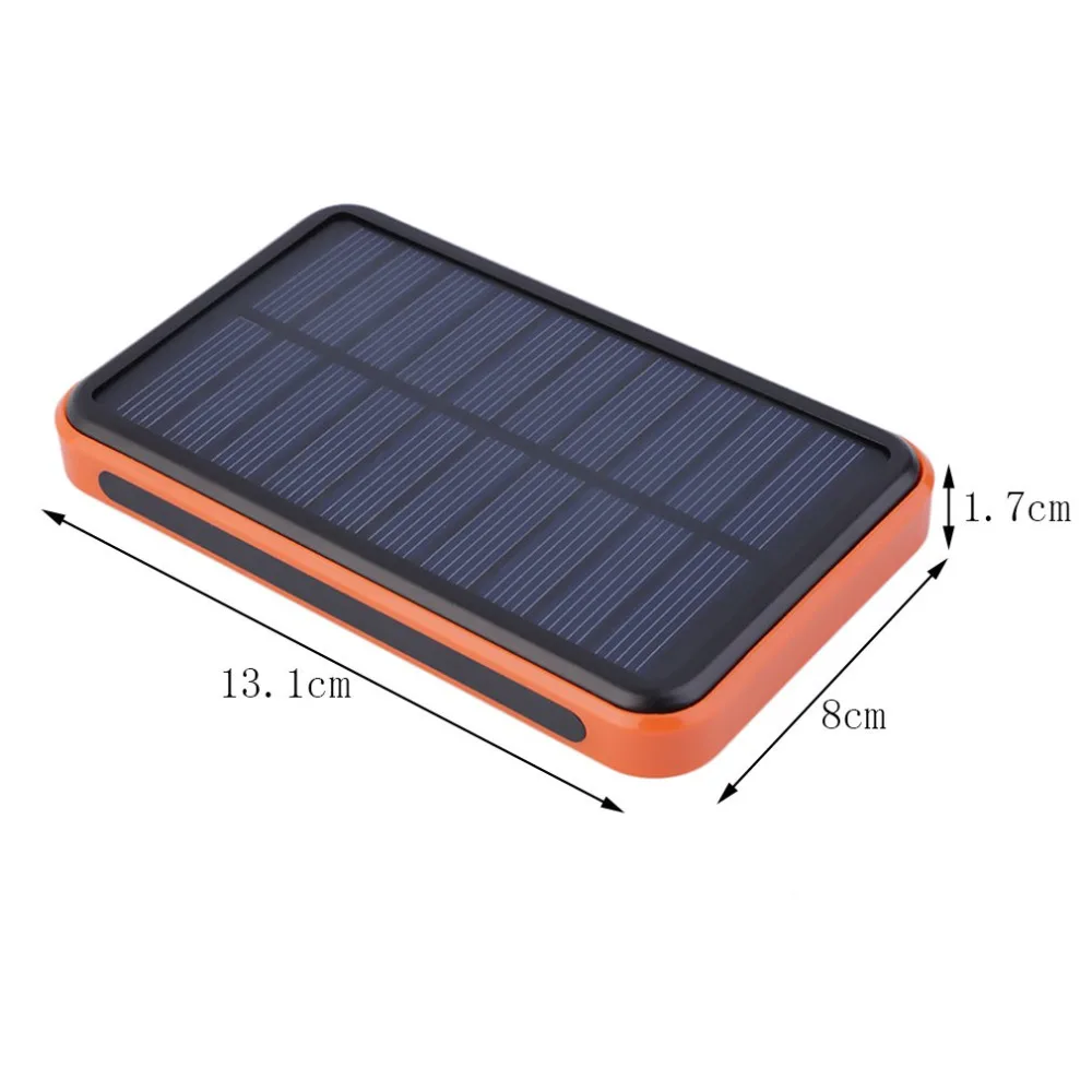 Солнечная батарея 30000 мАч портативное водонепроницаемое солнечное зарядное устройство power bank 300000 мАч двойной USB внешний аккумулятор power bank