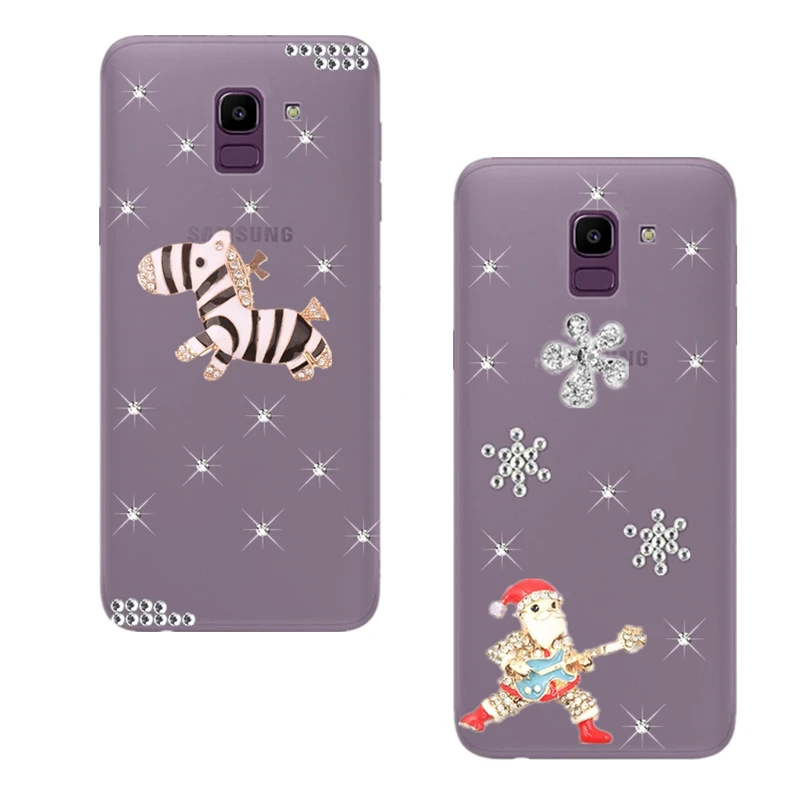 

J6 2018 Bling Rhinestone Case for Samsung Galaxy Note 9 8 5 S8 S9 Plus J6 j8 j3 j4 j2 pro 2018 j7 neo Glitter Phone Shell Cover