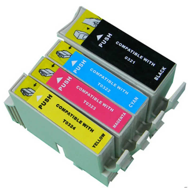 

Compatible  For Epson T0321 T0322 T0323 T0324 Ink Cartridge For Epson Stylus CX5100/CX5200//CX5300/CX5400 Ink jet Printer