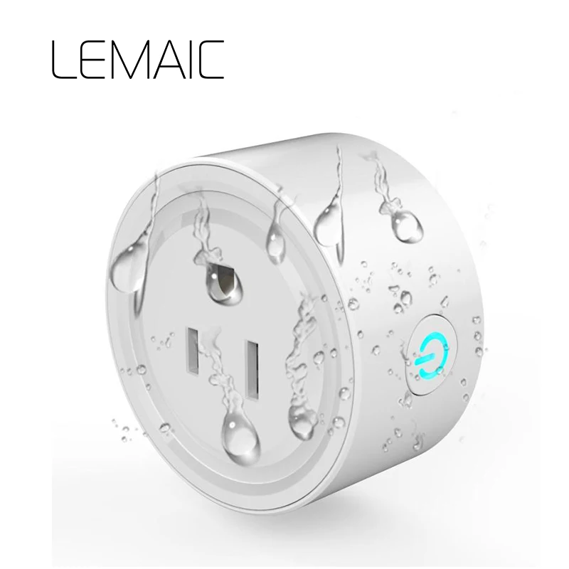 

LEMAICUS Controsl Wireless Smart Power plug Socket 16A /10A Timer Wifi Remote Control for U-Home IOS Android
