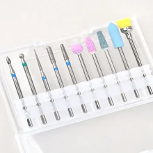 Набор сверл для ногтей пилки для ногтей электрическая машина для маникюра вращающийся Бур инструменты для полировки фрезы маникюрный аксессуар