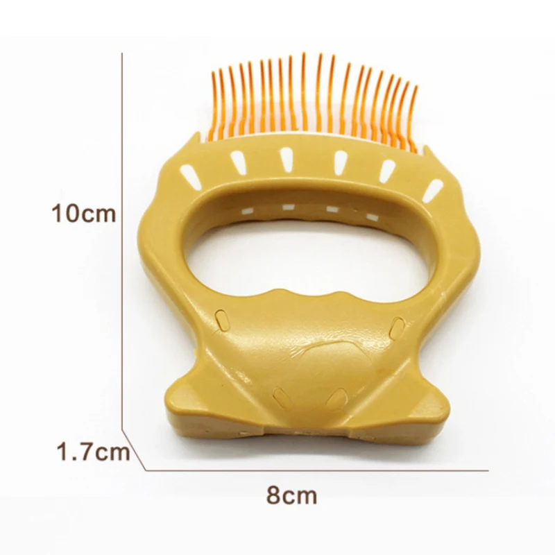 Товары для ухода за домашними животными и кошками мягкий резиновый гребень для кошек с длинной короткой шерстью