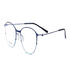 Модные очки унисекс с круглой оправой Titnaium Ultrlight prescrapes, красные, синие, противоутомляющие очки, Брендовые очки для чтения