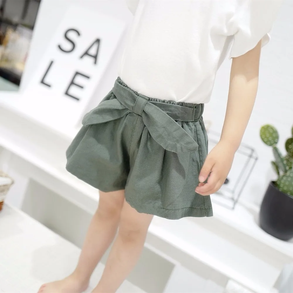 1-5Y Toddler Girls Summer Cotton Shorts Casual Summer Children Clothing Baby Girls Clothes Shorts Pants