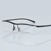 2017 new men's glasses frame Titanium optical Half frame eyewear eyeglasses Square vintage classic oculos de grau 8189 ► Photo 3/6