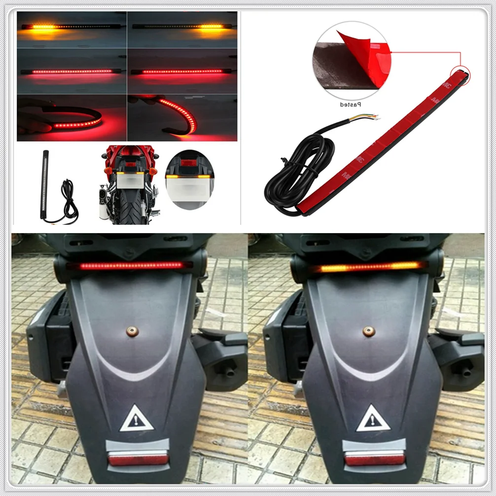 Мотоциклетная Светодиодная лампа для заднего фонаря стоп-сигнал поворота Ducati