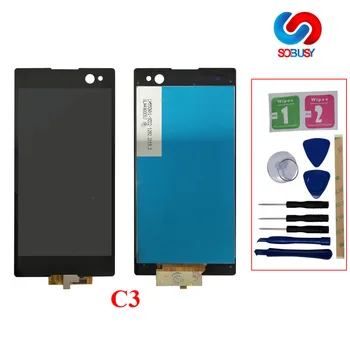 

LCD monitor For SONY Xperia C3 D2533 D2502LCD Tela Touch Screen LCD Display Digitizer Sensor Replacement Assembly Parts