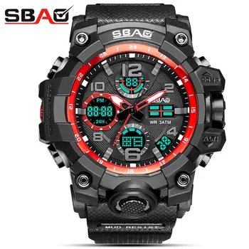 

2018 New Top SBAO Brand Men Electronic Watch Male Student Sports Multi-Functional Military 50M Waterproof Clock Relogio Feminino