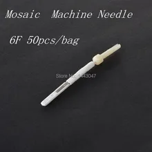 50 шт./партия Перманентный макияж губы татуировки иглы используется для Тайваня Biotouch станок для мозаичной татуировки