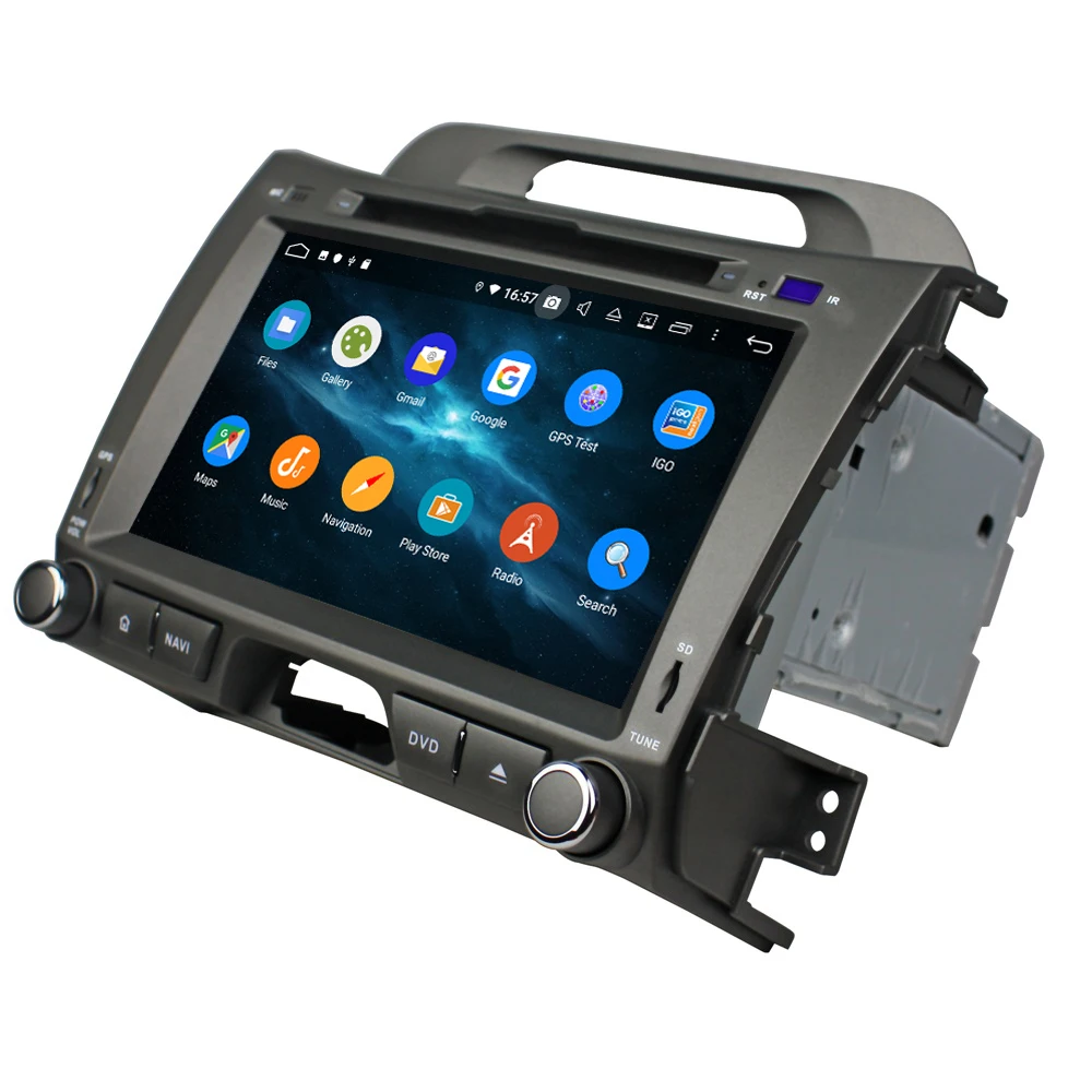 Top IPS Android 9.0 Octa Core 8" Car DVD GPS for Kia Sportage 2010 20112012 2013 2014 stereo Radio Bluetooth 4.2 WIFI USB 4gb+32gb 1