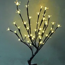 Высокий 45 см Led Вишневый цветок светодиодные гирлянды на деревья Дерево led дерево свет фонарь наружная декоративная лампа