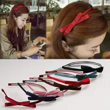 2016 Sweet Trendy Charming Lovely Sweet Style Bowknot Hair Band Bow Tie Headband Headwear Ladies Apparel Accessories Fashion