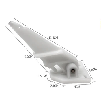 

Universal MARINE BOAT SPEEDOMETER Automatic PICKUP SPEED PICK UP PITOT TUBE GAUGE 80/MPH Plastic Marine Hardware White