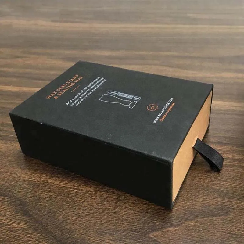 

Wholesale 500pcs/lot Manufacture Custom cardboard drawer Paper box gift box with insert foam inside free shipping