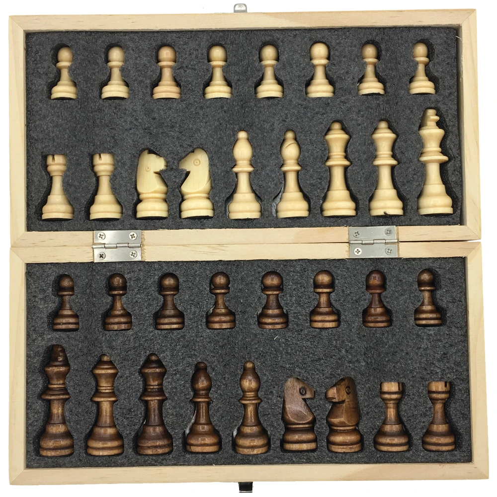 preço Magnética Folding Jogo De xadrez de Madeira do Tamanho da Placa de 23.7 cm x 23.7 cm Extra Rainha Jogos de Tabuleiro Crianças Toy Presente Para Viajar portátil