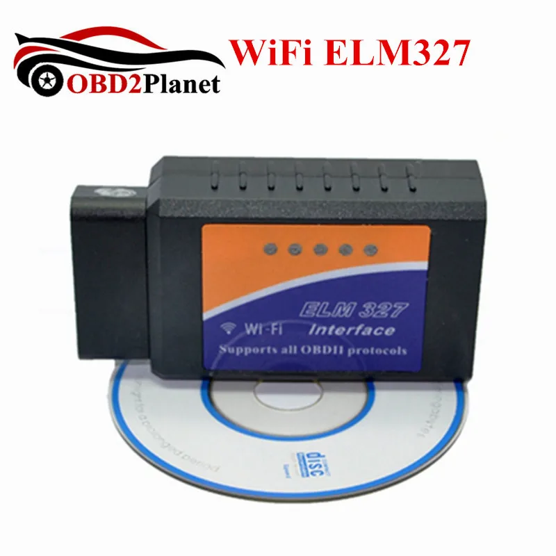 Новое поступление инструмент диагностики ELM 327 WI-FI сканер OBD2 WI-FI ELM 327 сканер Беспроводной ELM327 Поддержка IOS Телефон Быстрая доставка