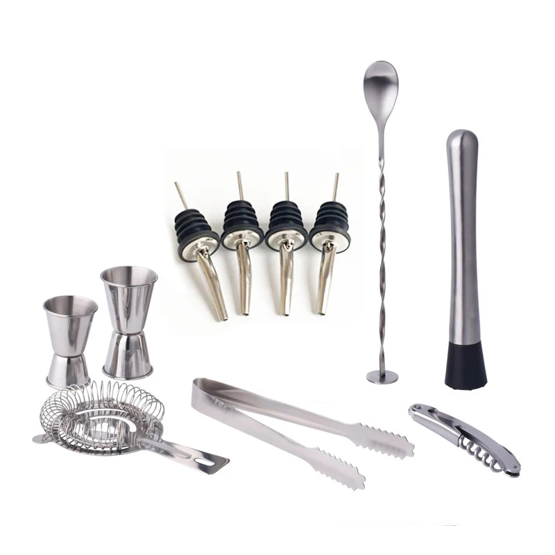 

IYouNice Cocktail Shaker Strainer Bar Ice Wire Mixed Drink Stainless Steel Colander Filter Bartender Cocktail Picks Tool