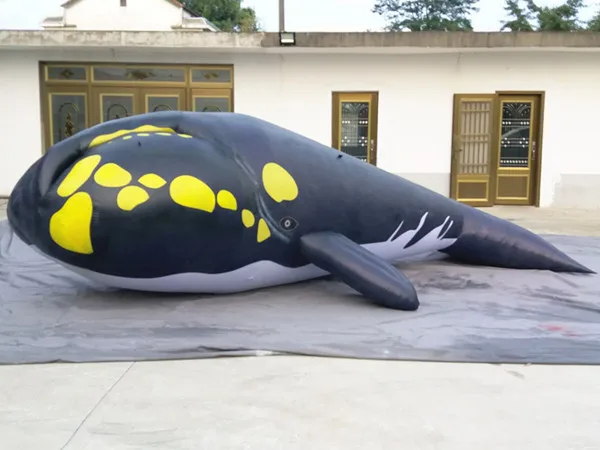 

Free shipping 6m long giant inflatable shark balloon for advertising