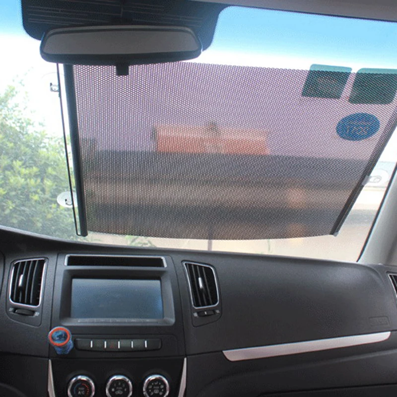 

Auto Care Black Side Car Sun Shades Rear Window Sunshades Cover Block Static Cling Visor Shield Screen Interior Accessories