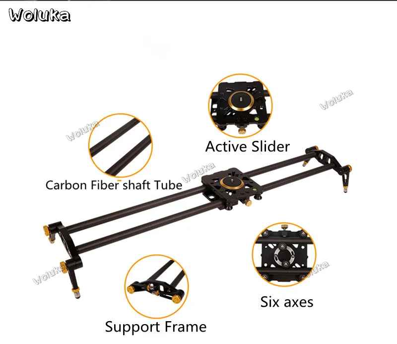 Слайдер из углеродного волокна для камеры SLR, портативный бесшумный демпфирующий трек 6D/5D2/3, аксессуары для студийной съемки CD50 T13