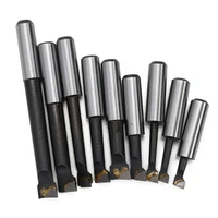 סגסוגת כרסום דיוק 9PCS 12mm גבוהה Shank Boring בר סגסוגת קשה קרביד היטה Boring למעלה מחרטה חור כרסום מכונת כלי אביזרים (5)