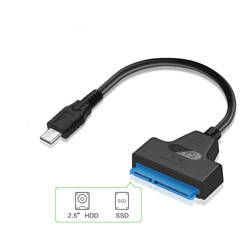 USB 3,1 type C Gen1 для SATA III HDD SSD конвертер адаптер кабель передачи данных для 2,5 дюймов SATA жесткий диск поддержка USAP