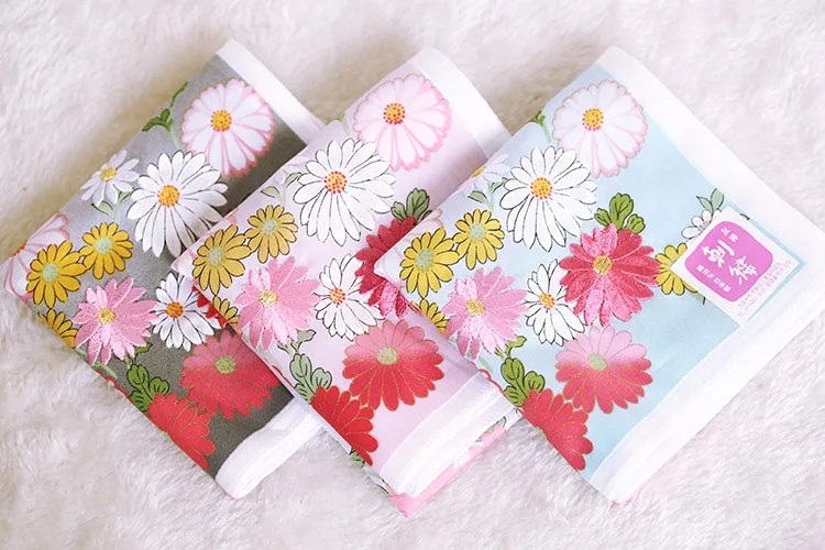 Japanese fashion handkerchiefs, 48 * 48cm woman thin pocket square,in Handkerchief Towels from