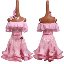 Блестящие стразы, платья для латинских танцев для женщин, S-XL, сексуальная юбка с бахромой для сальсы, вечернее платье, одежда для бальных танцев